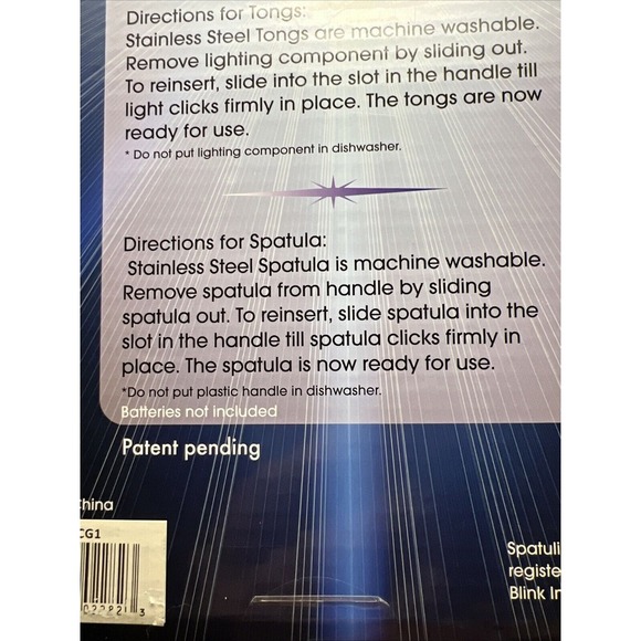 Premium Grade Stainless Steel Grill Spatula/Tongs Kit with LED‎ Light - Picture 6 of 11